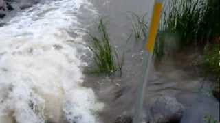 June 19 flooding Grand Rapids Mn Pokegama Lake at the Harbor [upl. by Attenad]