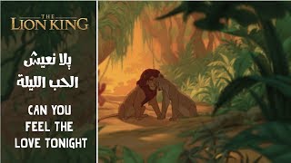 The Lion King  Can You Feel The Love Tonight Arabic  SubsampTrans [upl. by Ramhaj]