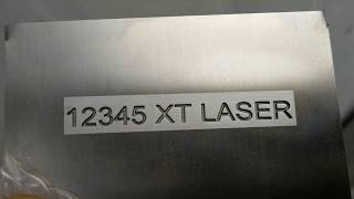 50w fiber laser marking machine deep engraving on stainless steel [upl. by Billi]