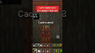 Let’s Keep Bro Occupied 🤫 minecraft trumanshow minecraftmemes [upl. by Felisha563]