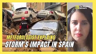 “The Devastation Is Huge” Meteorologist on Storm’s Impact in Spain [upl. by Lamrej]