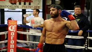 Chris Algieri vs Eric Bone Full VideoCOMPLETE Algieri Open Media Workout [upl. by Neelyaj518]