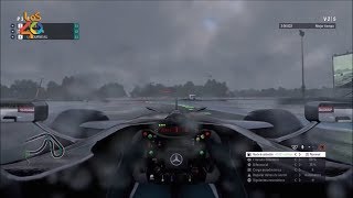 F1 2018 Classic Car Gameplay McLaren MP423  Le Castellet Heavy Rain [upl. by Eisele]