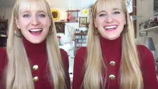 Christmas Concert 2021  Interview with Camille and Kennerly Kitt harp harptwins [upl. by Meriel]