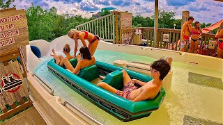 Cutback Water Coaster Slide at Water Country USA [upl. by Rayburn132]