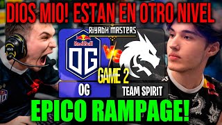 OG VS TEAM SPIRIT BO2 GAME 2 WISPER TIMADO CEB VS YATORO Y COLLAPSE RIYADH MASTERS 2024  DOTA [upl. by Gnehs276]