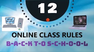 Online Class Rules Back to School [upl. by Atwekk]