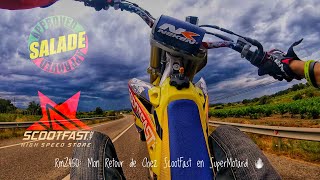 RmZ450  Mon Retour de chez ScootFast avec la Supermot [upl. by Croom]