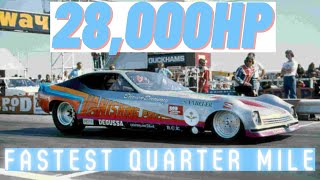 Fastest Quarter Mile in history ever recorded on video [upl. by Haden631]