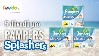 5 důvodů pro plenky Pampers Splashers 💦 [upl. by Alfi]