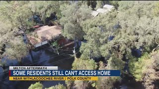 Some residents along Withlacoochee still cant access their homes [upl. by Willumsen744]