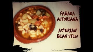 Fabada asturiana sin olla a presión  Asturian bean stew without pressure cooker [upl. by Richardo]