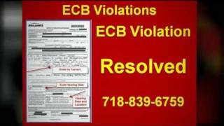 ECB Violations  Help Right Now for Your ECB Violation and ECB Violations [upl. by Aihcsrop]