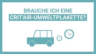 Die französische CritAirUmweltplakette [upl. by Handler325]