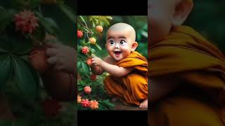 Little Monk So Cute 🥰🥰  Monk video scute shivi monk youtubeshorts trending [upl. by Inahpets]