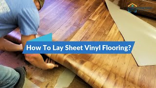 How To Lay Sheet Vinyl Flooring How to Installation 2023 Full Guide Video Vinyl Flooring [upl. by Nordin263]