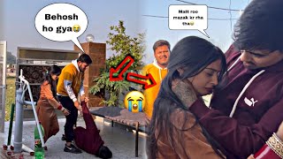 FAINT PRANK ON WIFE RAGHVI  Raghvi Rone Lgi​⁠RaghviAvinash [upl. by Daniele650]