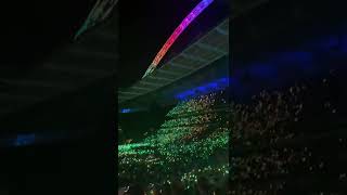 Fans chanting Coldplay  Viva La Vida at Wembley Stadium london coldplay concert [upl. by Legim]