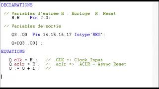 Compteur synchrone modulo 16 [upl. by Solita679]