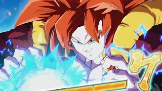 SSJ4 GOGETA ONE SHOTS EVERYONE [upl. by Olihs]