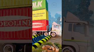 Truck Tow Trucks vs Upside Down Speed Bumps beamngdrive beamng shorts beamngcrashes trucksvs [upl. by Avitzur618]