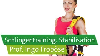 TRX Schlingentraining für Anfänger mit Prof Ingo Froböse Stabilisation [upl. by Raycher]