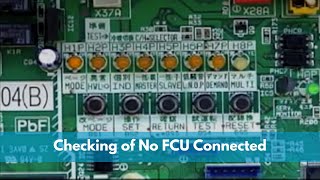 Checking of no FCU connected from outdoor printed circuit boardVRV II amp VRV III  Daikin Singapore [upl. by Ado107]