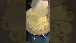 Banana Pancake pancake banana shortvideo ytshort ytshort youtubeshorts indianbreakfast trend [upl. by Yrahcaz]