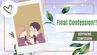 Boyfriend Confession Pt16  Final Confession  Rare Ships  Goshiri  Haikyuu Text [upl. by Brasca833]