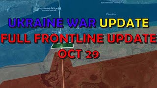 Ukraine Conflict 20231029 Full Frontline Update [upl. by Acessej]