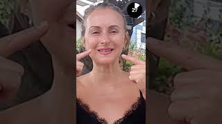 Exercise for the hyoid muscles Get rid of the double chin facemassage faceyoga skincare [upl. by Munt]