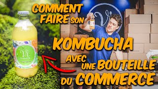 Comment faire son kombucha avec une bouteille du commerce [upl. by Ahsiea]