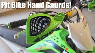 NEW HandGuards For The Pit Bike Acerbis Handguard [upl. by Teresa]