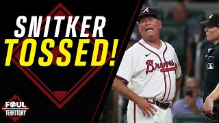 Ump Show Snitker Wrongfully Ejected [upl. by Orelee]