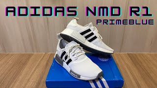 UNBOXING ADIDAS NMD R1 PRIMEBLUE Review  On Feet [upl. by Dusen]