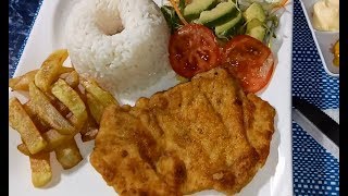 MILANESA DE POLLO HECHO EN CASA [upl. by Ennoval]