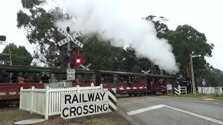 BelgraveGembrook Rd Level Crossing Emerald [upl. by Pul]