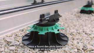 Réaliser une terrasse dalle sur structure autoportante  Profildeck® [upl. by Woodie]