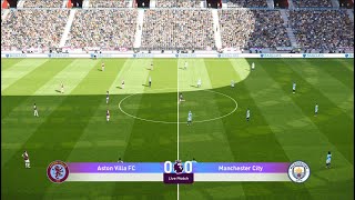 Aston Villa vs Manchester City  Premier League 2425  PC Gameplay  4K [upl. by Kliber]