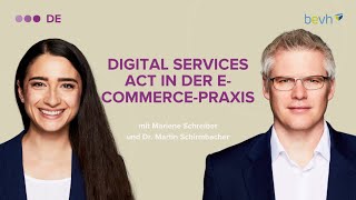 Digital Services Act in der ECommercePraxis [upl. by Lehsar733]