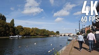 Exploring Historic Kingston upon Thames  4K 60FPS Walking Tour [upl. by Bonilla971]