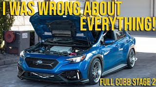 2023 Subaru WRX Goes Full Cobb Completely Changed my opinion on the New WRX [upl. by Darius]