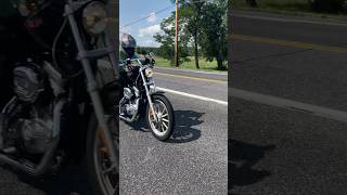 Harley sportster top speed run [upl. by Rhys]