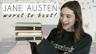 Jane Austen Books Ranked from WORST to BEST [upl. by Dru309]