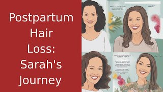 Conquering Postpartum Hair Loss Sarahs Journey to Healthy Hair [upl. by Aicilif]