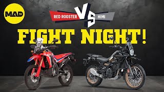 Honda CRF300 Rally vs Enfield Himalayan 450  head to head for Round the World dominance [upl. by Anileme]