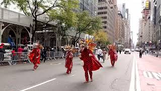 DANZA DE DIABLICOS SUCIOS EN LA 5° AVENIDA MANHATTAN USA [upl. by Melessa386]