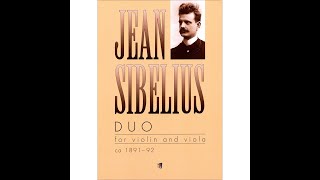 J Sibelius Duo for violine and viola [upl. by Thackeray]