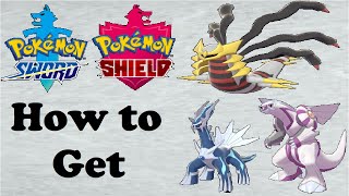 Pokemon Sword amp Shield How to Get Giratina amp Dialga amp Palkia [upl. by Eilsew25]