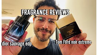 DIOR SAUVAGE  TOM FORD NOIR EXTREME REVIEW [upl. by Eraste]